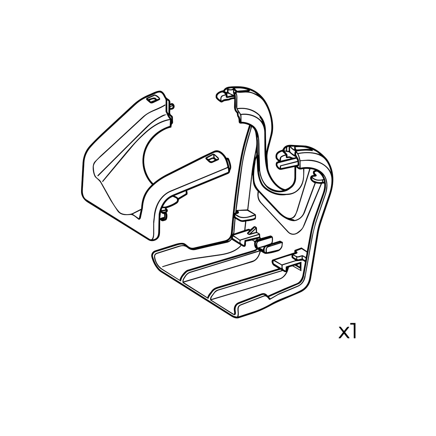 Thule Bike arm covers right