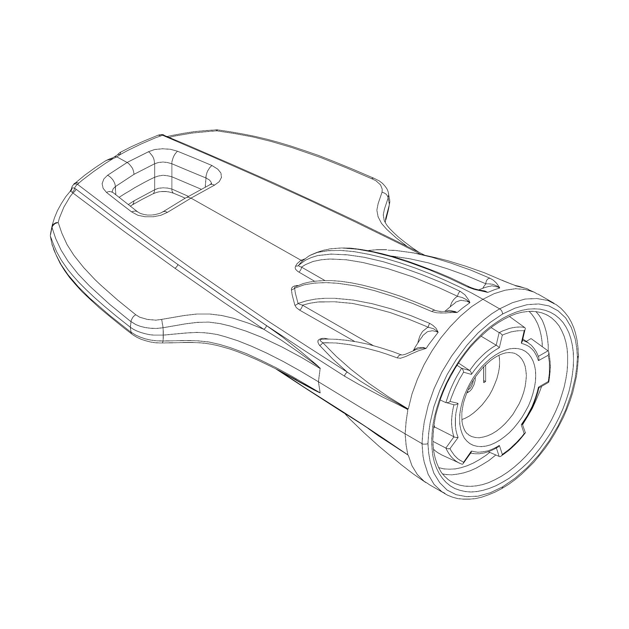Plastic key 2B