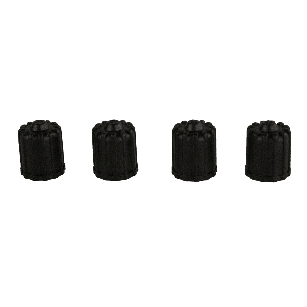 RDKS/TPMS Ventil Kappen mit Dichtung Schwarz