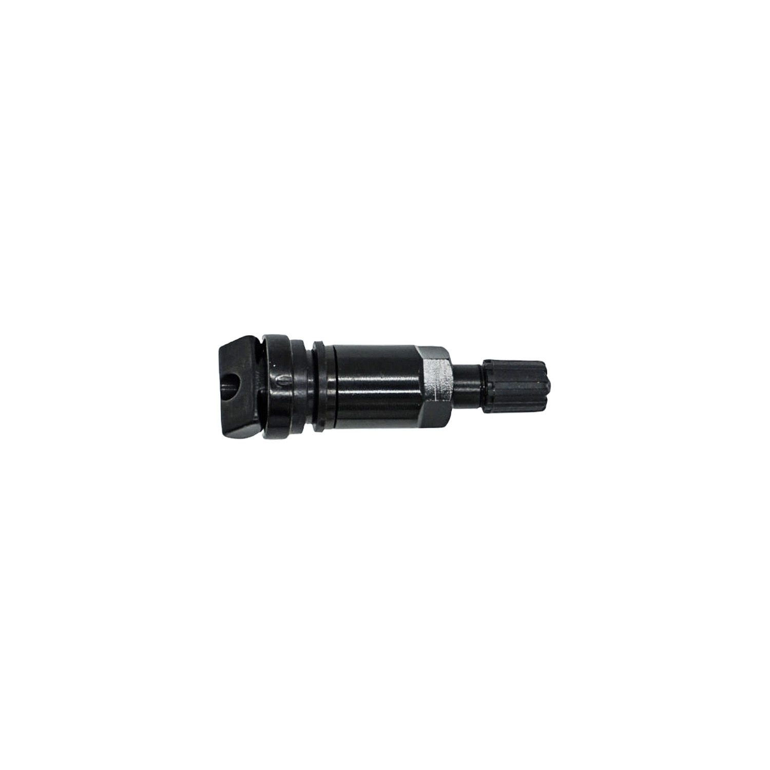 Clamp-In Alu Ventil für Conti/VDO TG1C TPMS/ RDKS Sensor Schwarz (1)