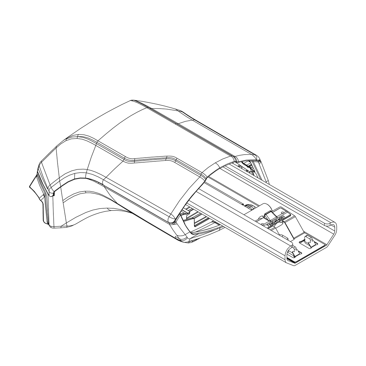 Kompletter Fuß links, Thule Edge Raised Rail