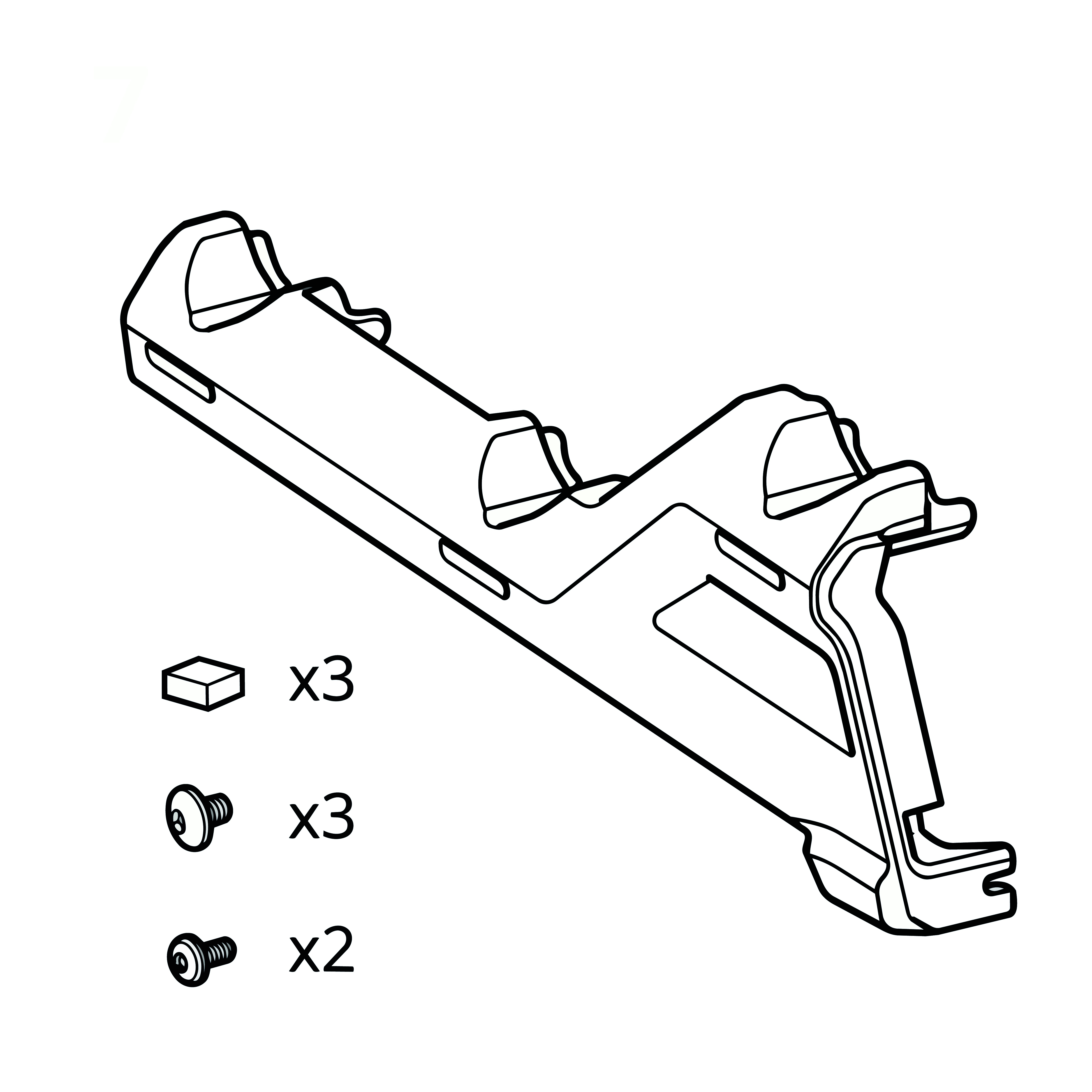 Thule Side cover left 3B