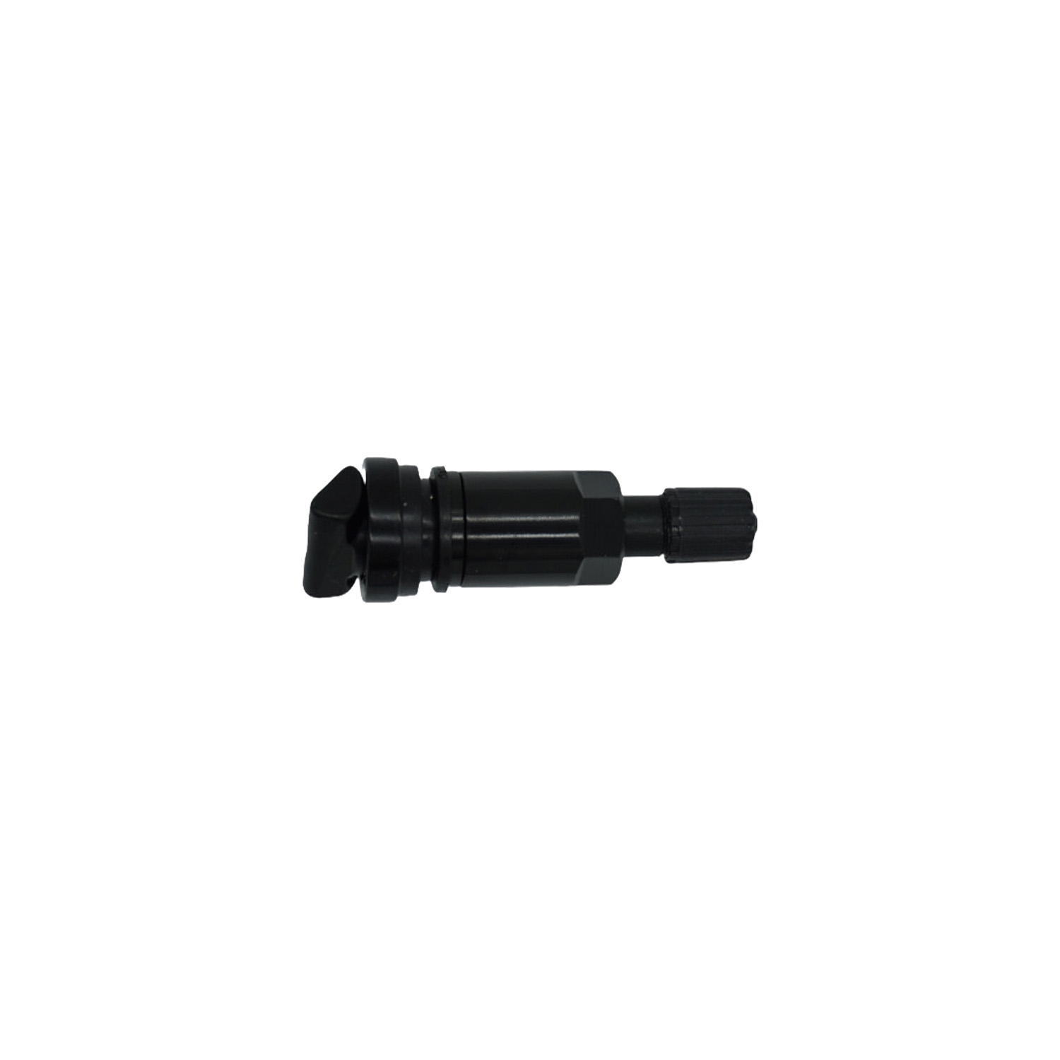 Clamp-In Alu Ventil für Conti/VDO TG1C TPMS/ RDKS Sensor Schwarz (1)