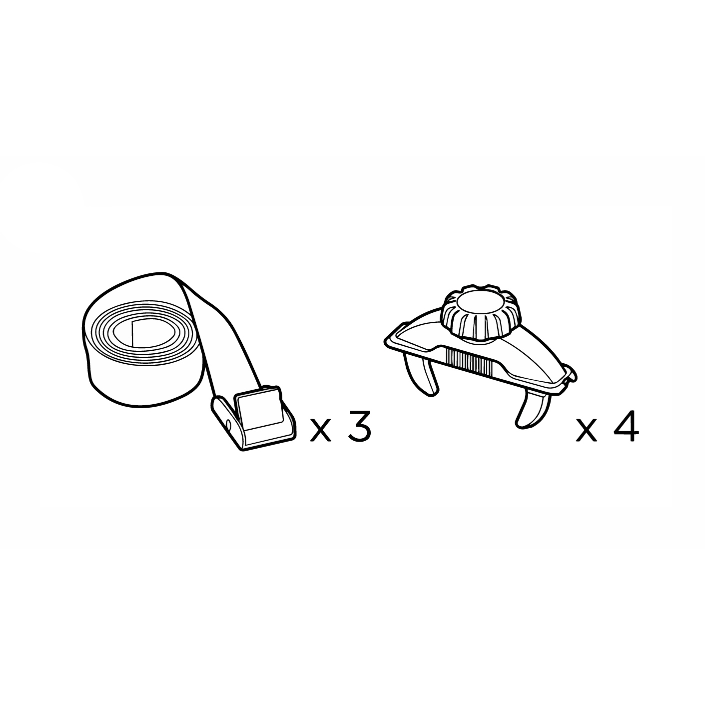 Thule PowerClick G3 x4 spare part ki