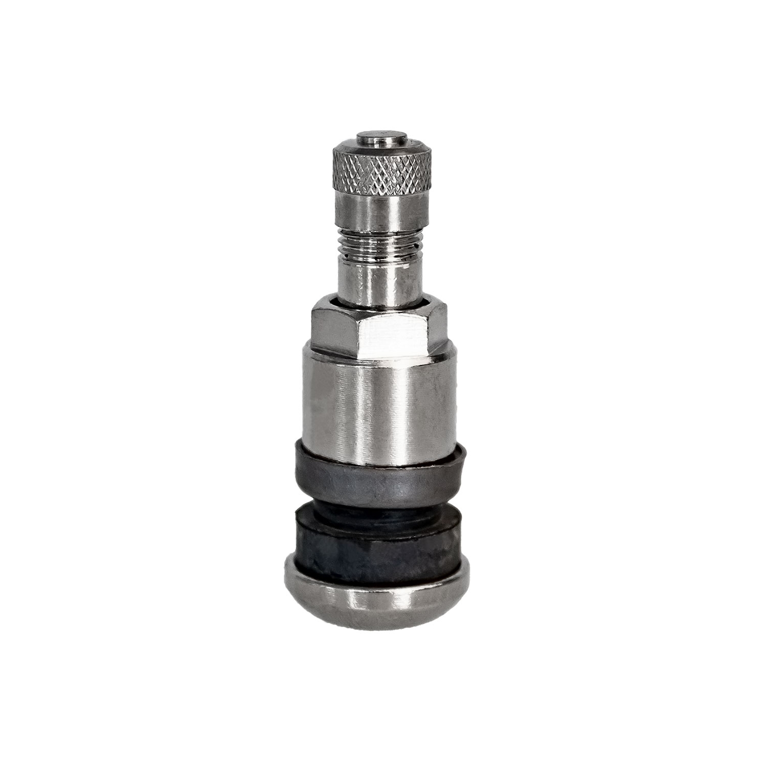 20 Stück Metallventil Messing - MS525N - silber