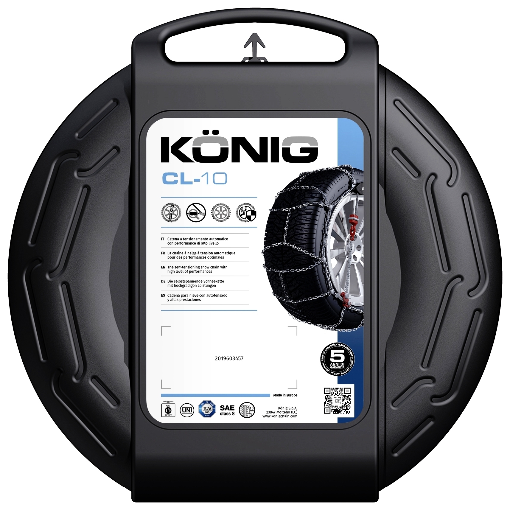 König CL-10 Schneekette Größe 75