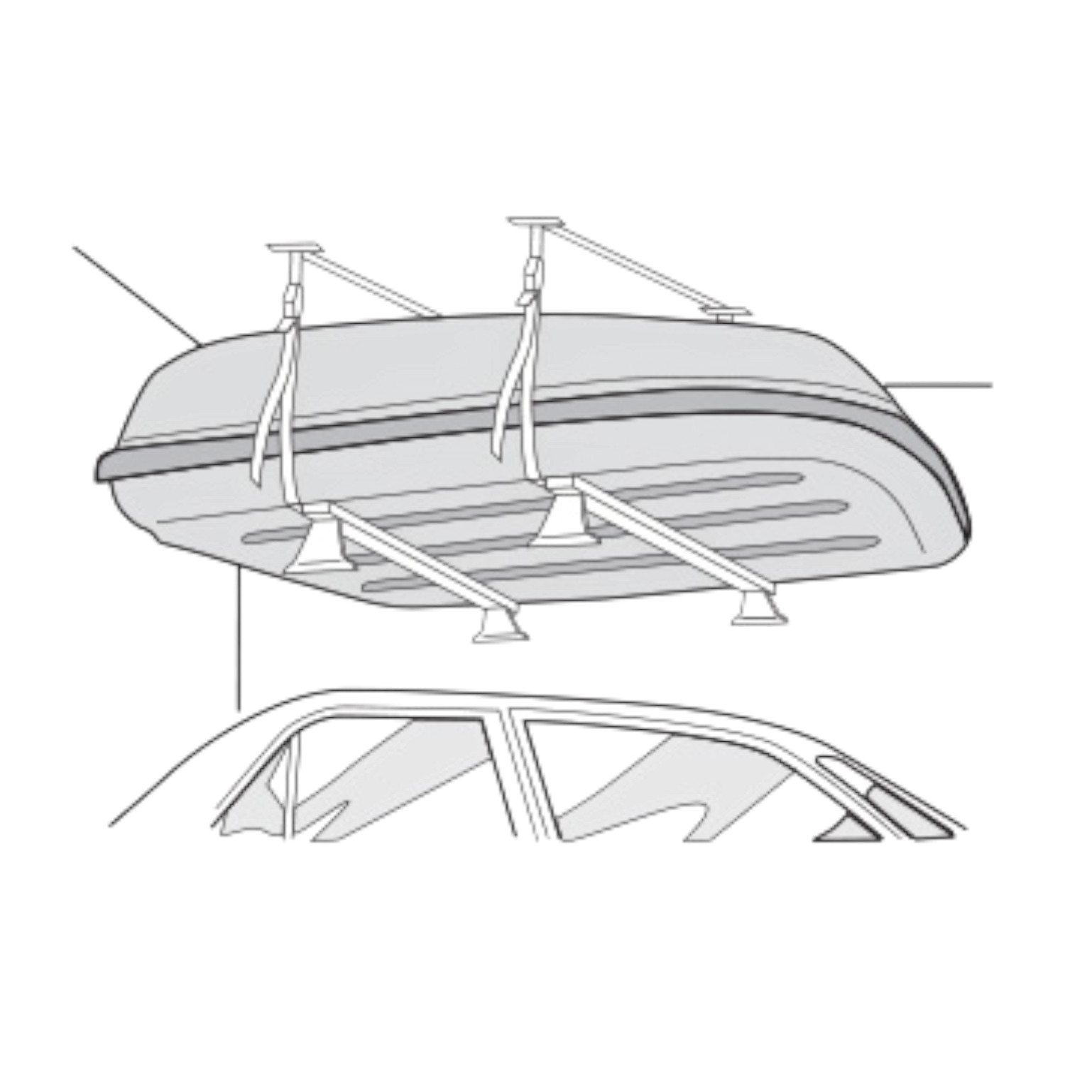 Dachbox-Aufhängesystem