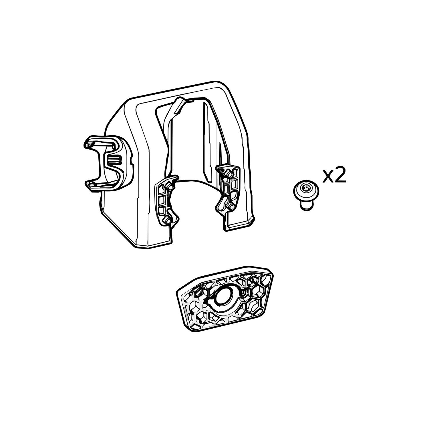 Thule Coupling cover incl. holder