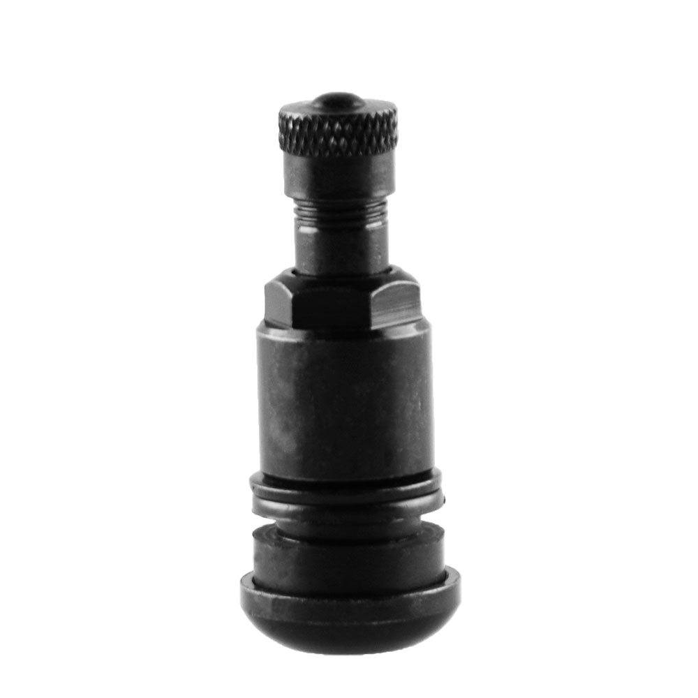 8 Stück Metallventil Messing schwarz - MS525 für Alufelgen