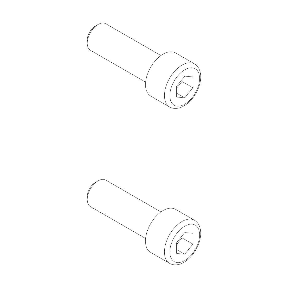 SCREW M8X14,TYPE: K6S,8.8, BLK