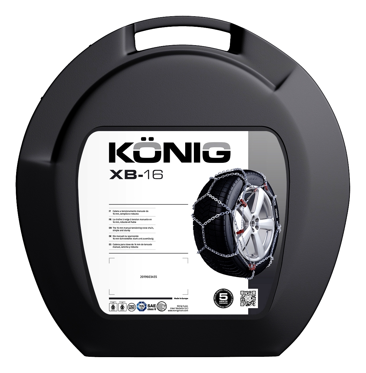 KÖNIG Schneekette XB-16 Kettengruppe 250
