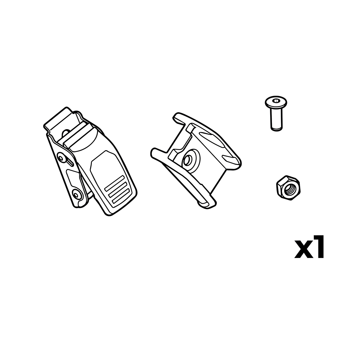 Thule Wheel holder pump buckle