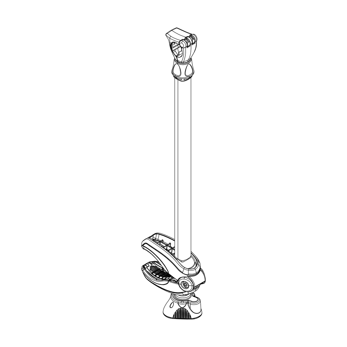 Bike Arm Black 517mm w/o Lock