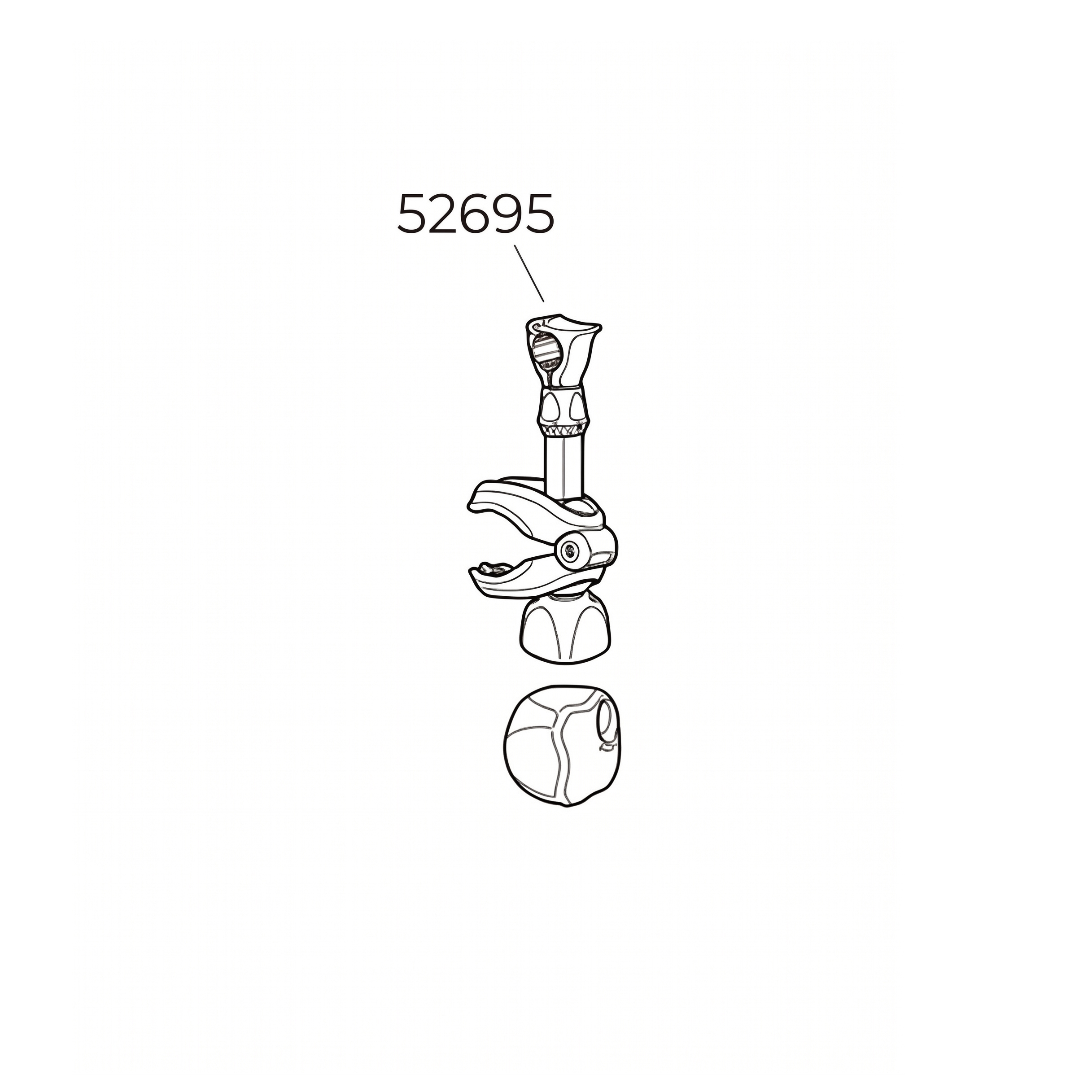 Bike Arm short 917/918 Ohne Schloss