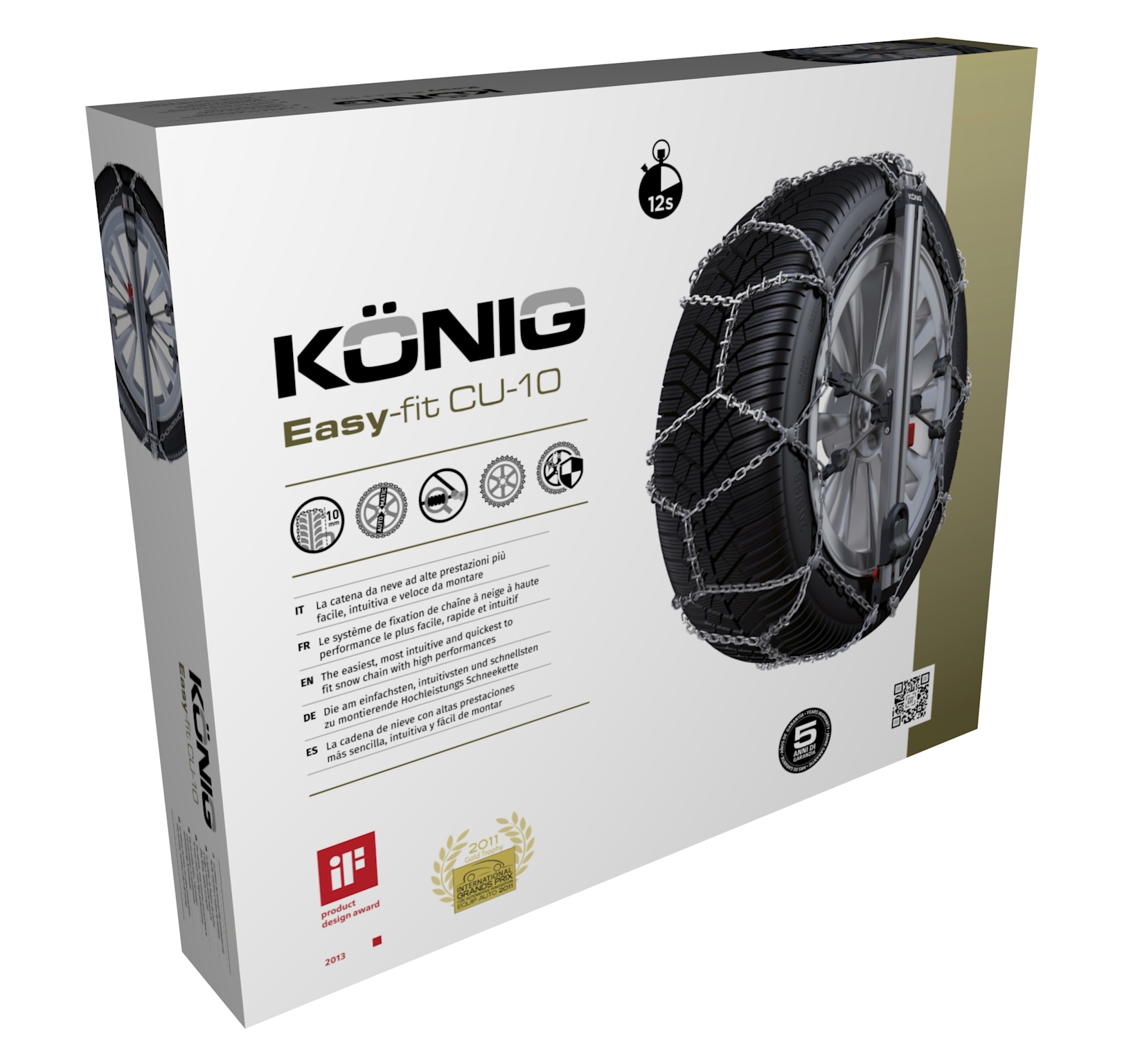 König Easy Fit CU-10 Schneekette  055