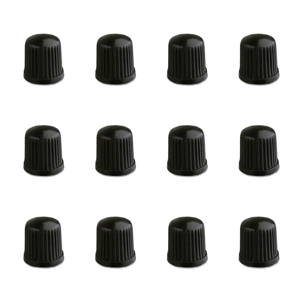 Ventilkappe Kunststoff Premium schwarz 100 Stück