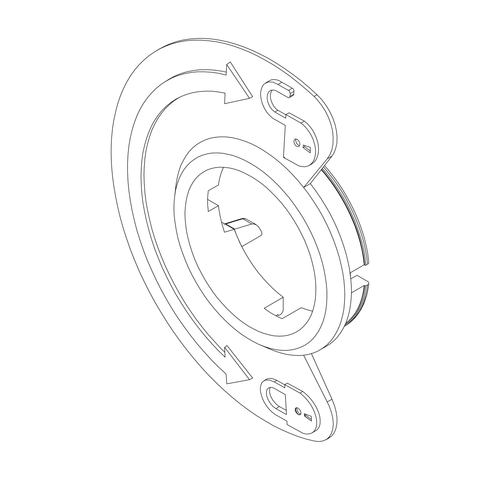 Thule Schloss Rosette