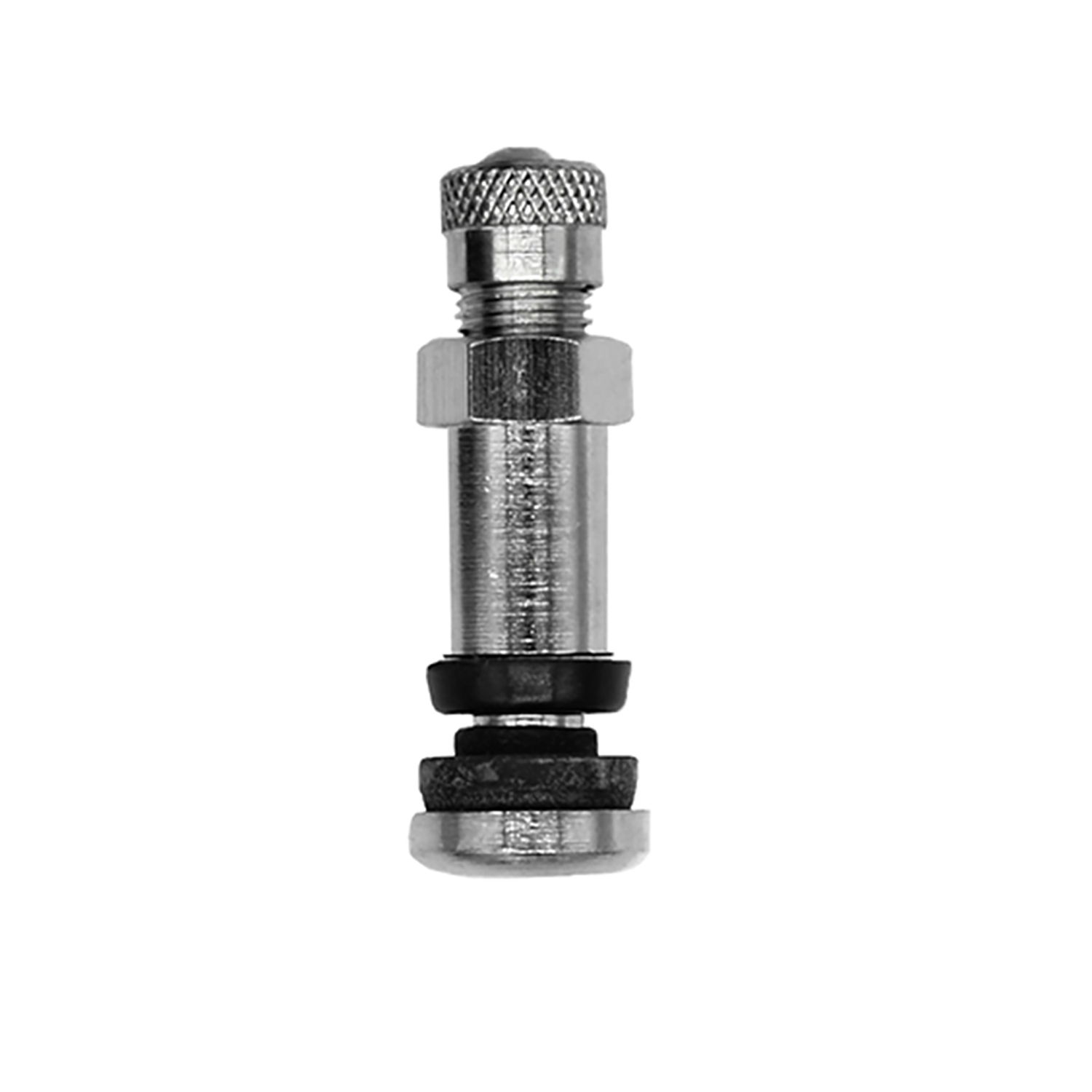 100 Stück Metallventil MS522 pass. BBS & OZ m. 8,3 mm Felgenloch silber (lang)