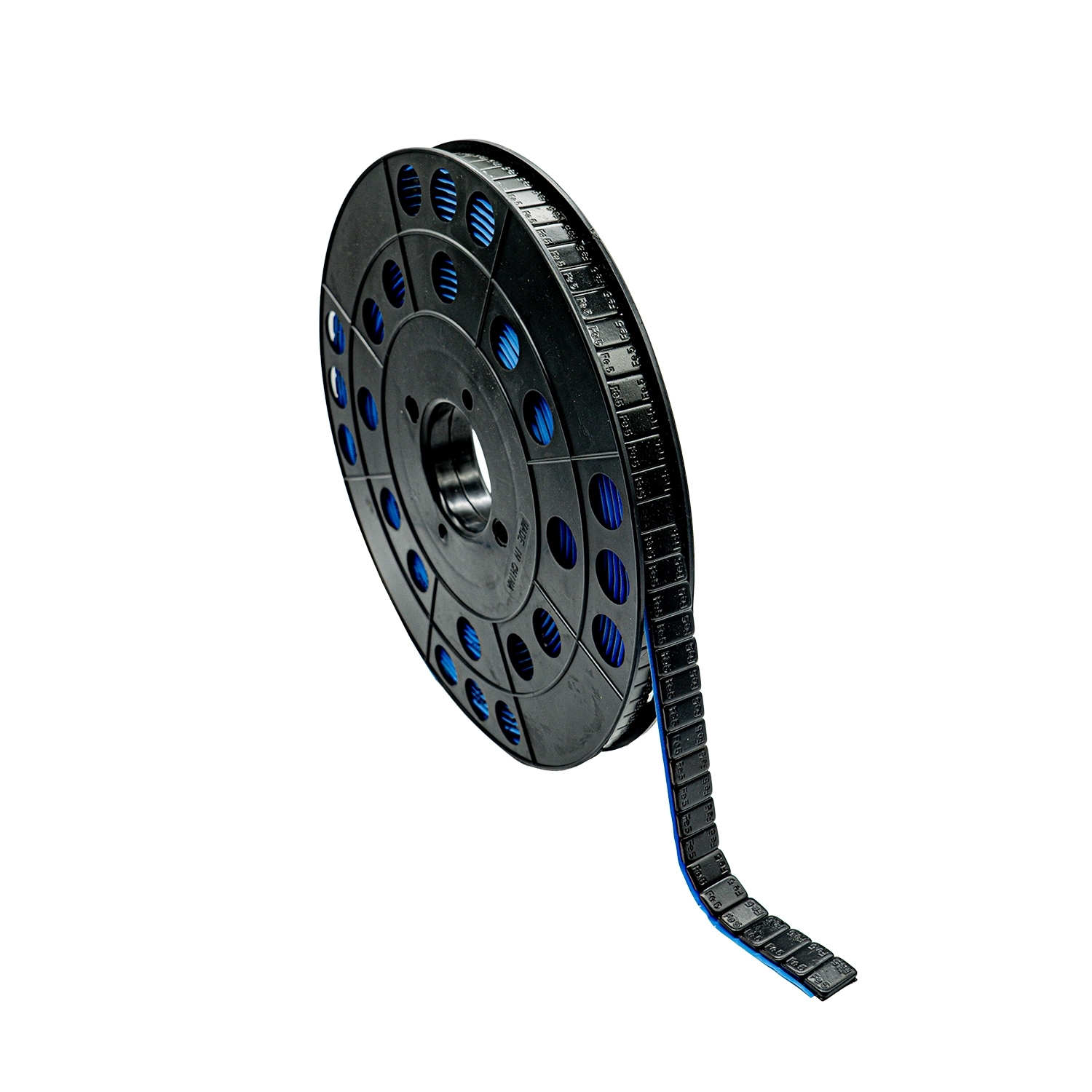 ROLLE 6 KG SCHWARZ Teilung 5/5 mit Anfasslasche