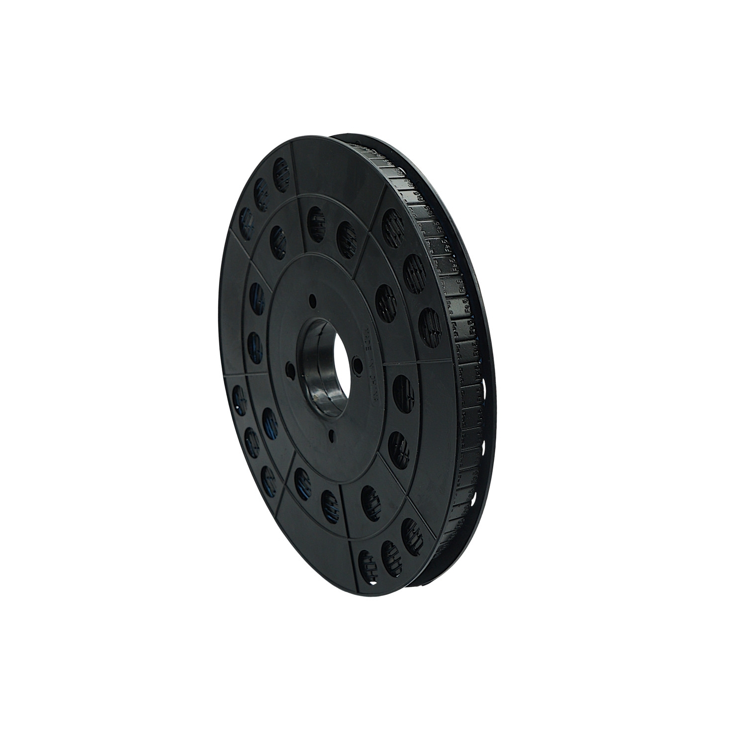 ROLLE 6 KG SCHWARZ Teilung 5/5 mit Anfasslasche